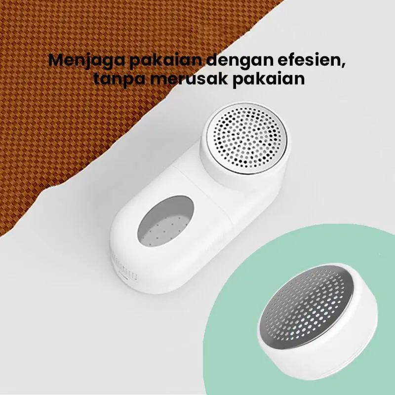 【COD】BOMIDI Lint Remover BMQ02 Portable Fuzz 6 blade head Hair Ball Trimmer Electric Wireless USB Baterai Kabel Mesin 3