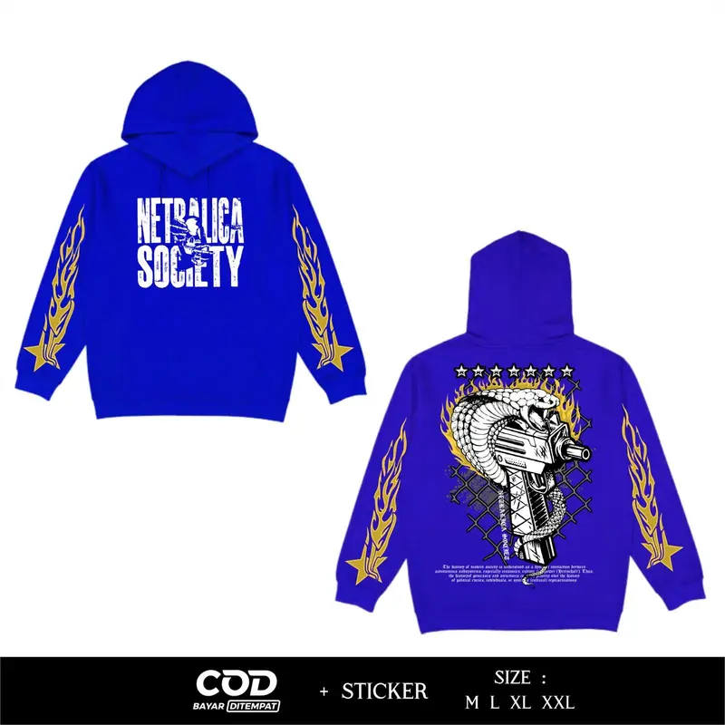 Hoodie Netralica Society Sablon DTF Desain Terbaru 3