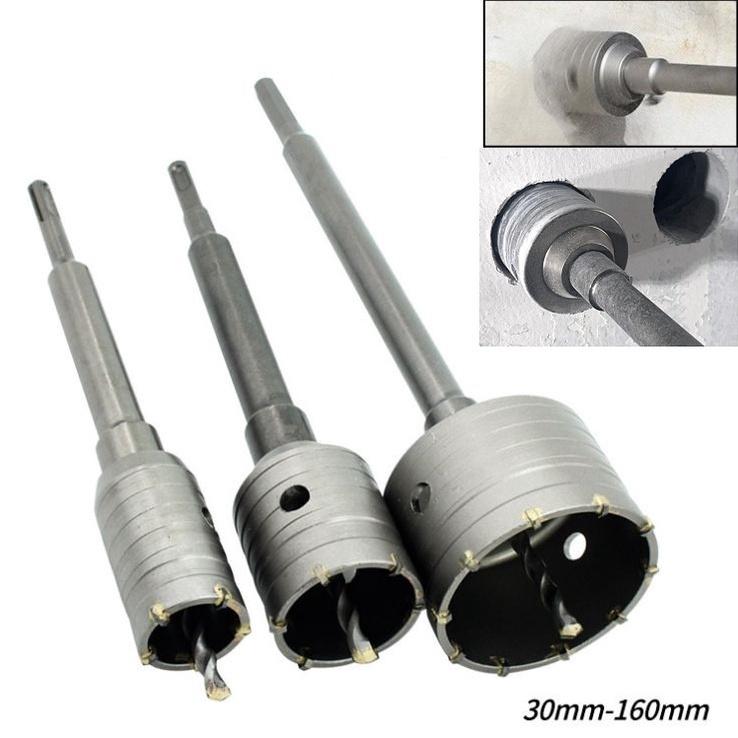 Mũi khoan rút lõi bê tông - Mũi khoan tường bê tông mũi khoét lỗ điều hòa phi 30 35 40 45 50 55 60 65mm