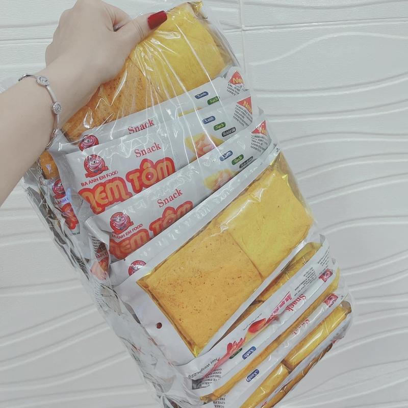   Snack tuổi thơ  Snack nem tôm - Ăn vặt Food Cay Thức Ăn 