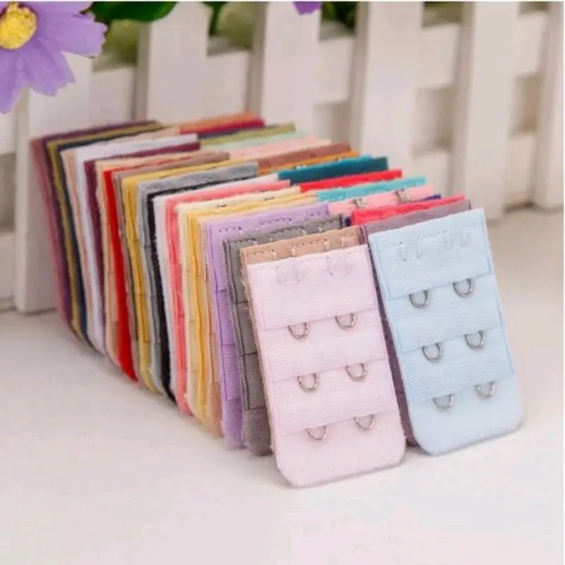 10 Pcs ( Isi 10 ) Sambungan Pengait Bh / Bra Extension Kait 2 & 3 2