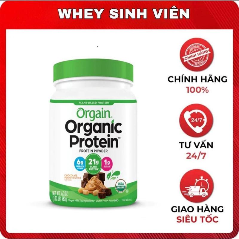 Bột Protein Organic Thực Phẩm Bổ Sung Protein Thực Vật Hữu Cơ Bổ Sung Đạm made in USA