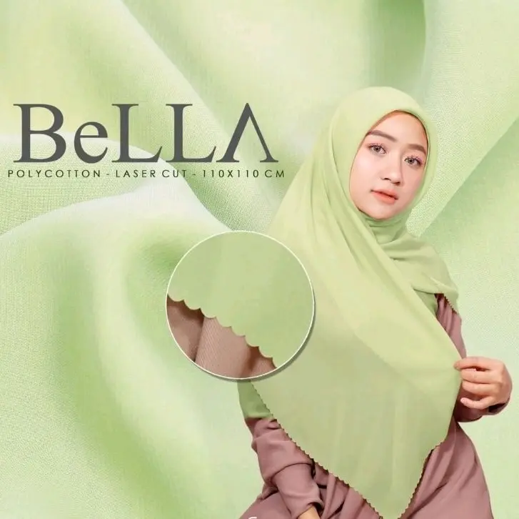 SEGIEMPAT BELLA SQUARE LASER CUT POLYCOTTON PREMIUM Empat