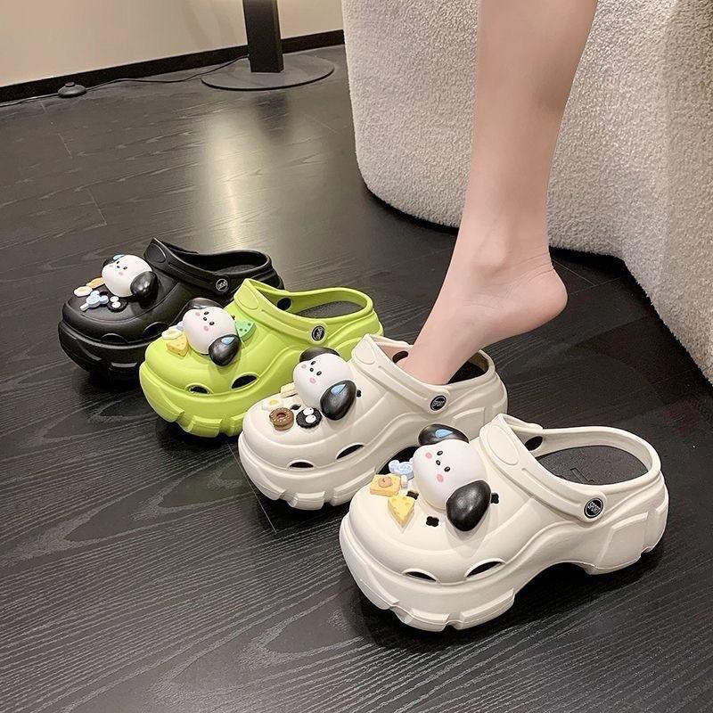 [FREESHIP-HCM-Tặng kèm CHARM 3D] Dép sục cross nữ, giày quai hậu nữ đi mưa đi chơi đi học đi làm đế mềm êm siêu nhẹ siêu bền, giày dép xăng đan bít mũi siêu hót trend