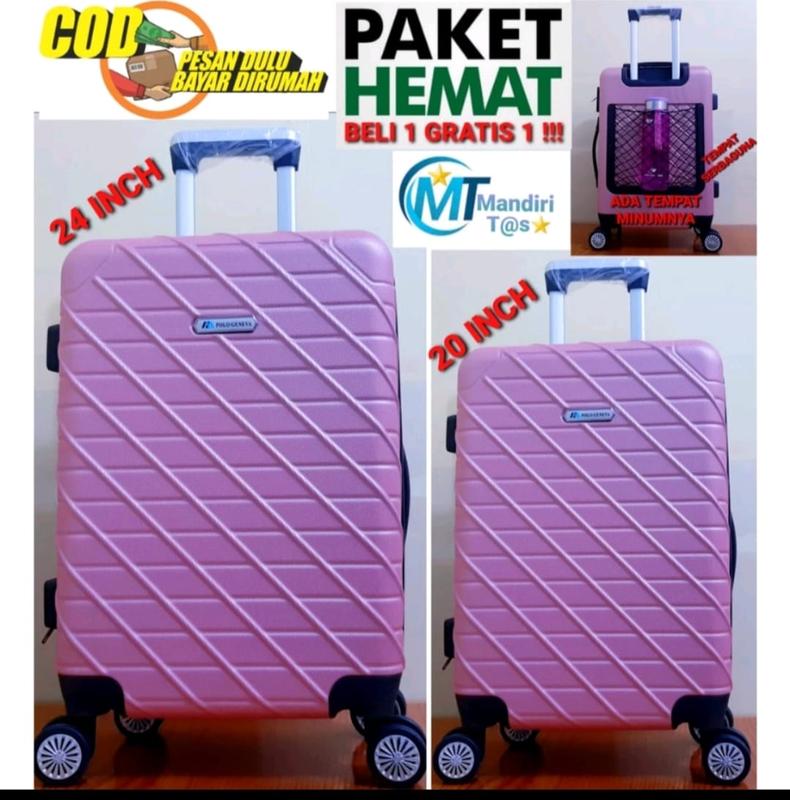 PROMO 3.3 Koper 24 Inch Koper Jumbo Koper roda 4 Terdapat jaring - Shop ...