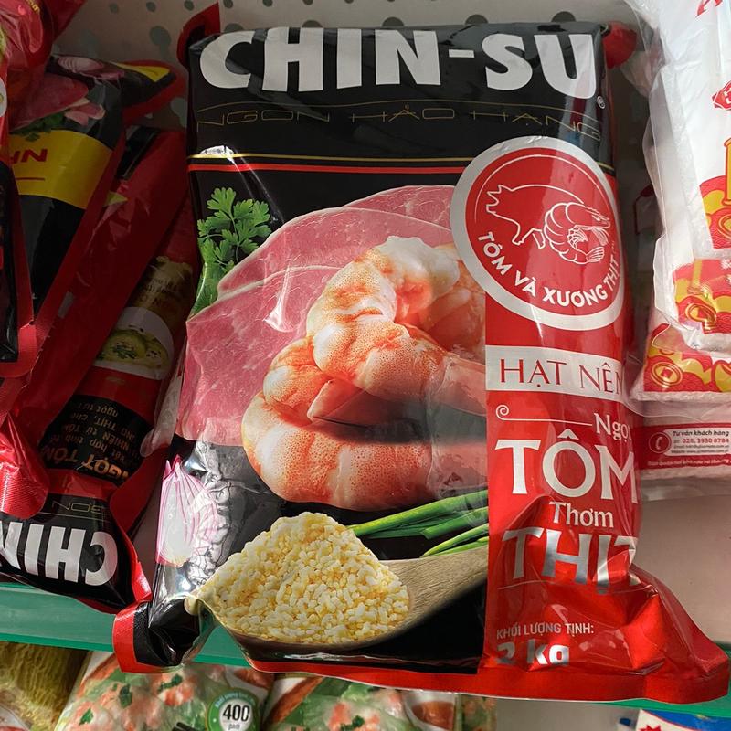 Hạt nêm chinsu 1.8kg tôm thịt ngọn hảo hạng Gia Vị