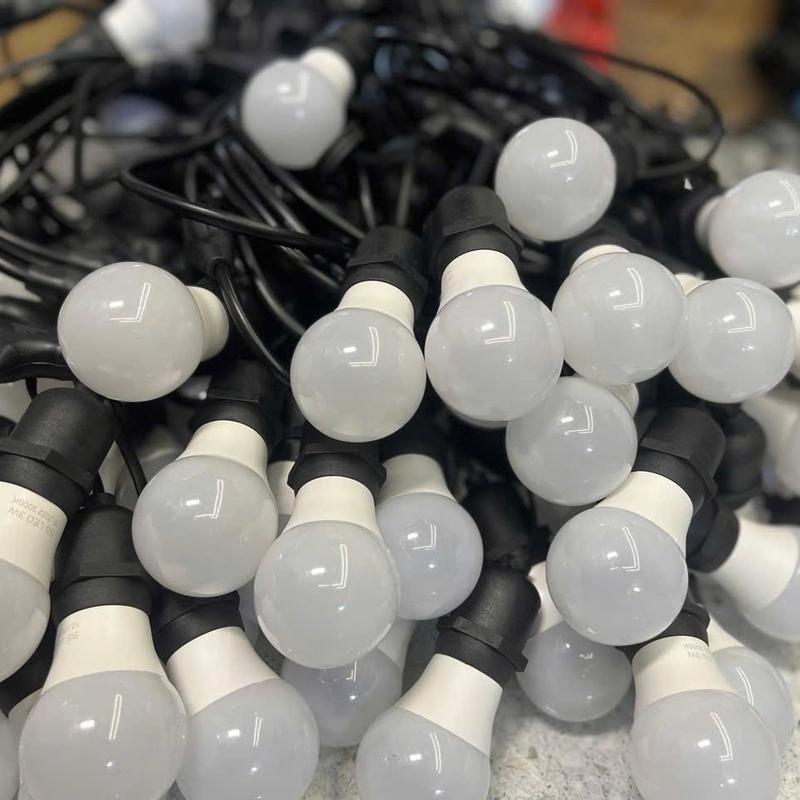 COMBO DÂY KÈM BÓNG ĐÈN CHỐNG NƯỚC, DÂY ĐÈN ĐÚC TRANG TRÍ NGOÀI TRỜI CHỐNG NƯỚC, DÂY 5M10D 10M20D 10M15D, BÓNG TRẮNG VÀNG ĐỦ MÀU EDISUN