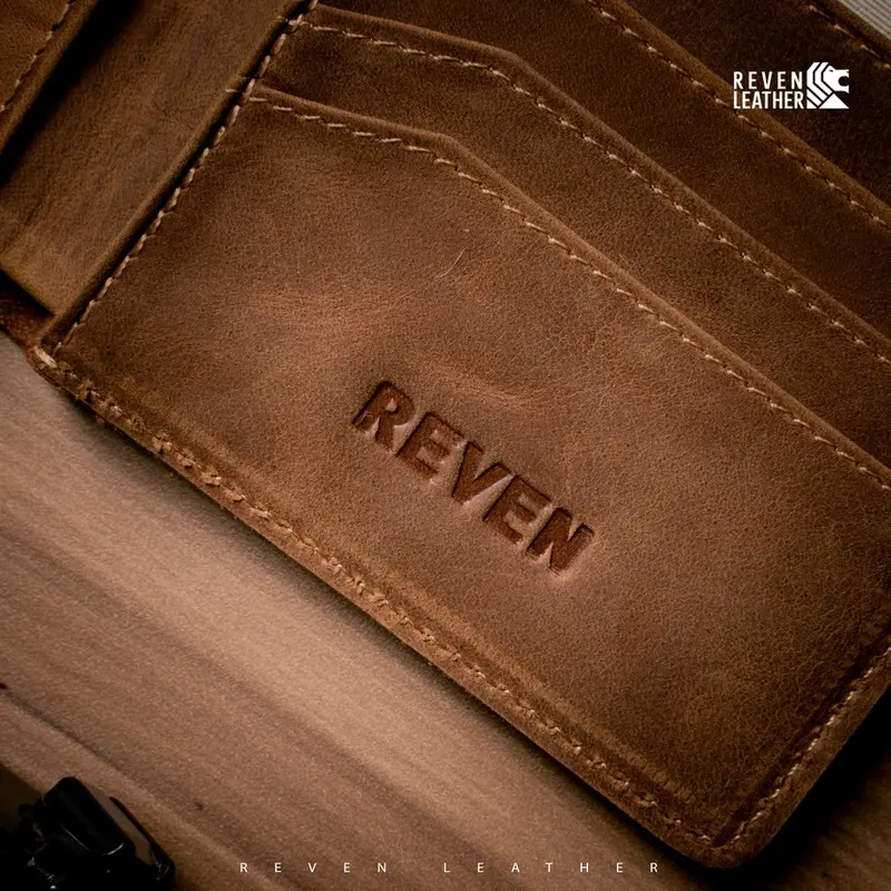 Dompet Lipat Pria REVELONIA ARJUNA wallet 100% Kulit Sapi asli Dompet Pria 4