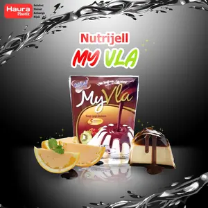 Nutrijell my vla saus lumer coklat/vanila eceran cocok untuk pelengkap puding maupun bolu | Halal | Cod