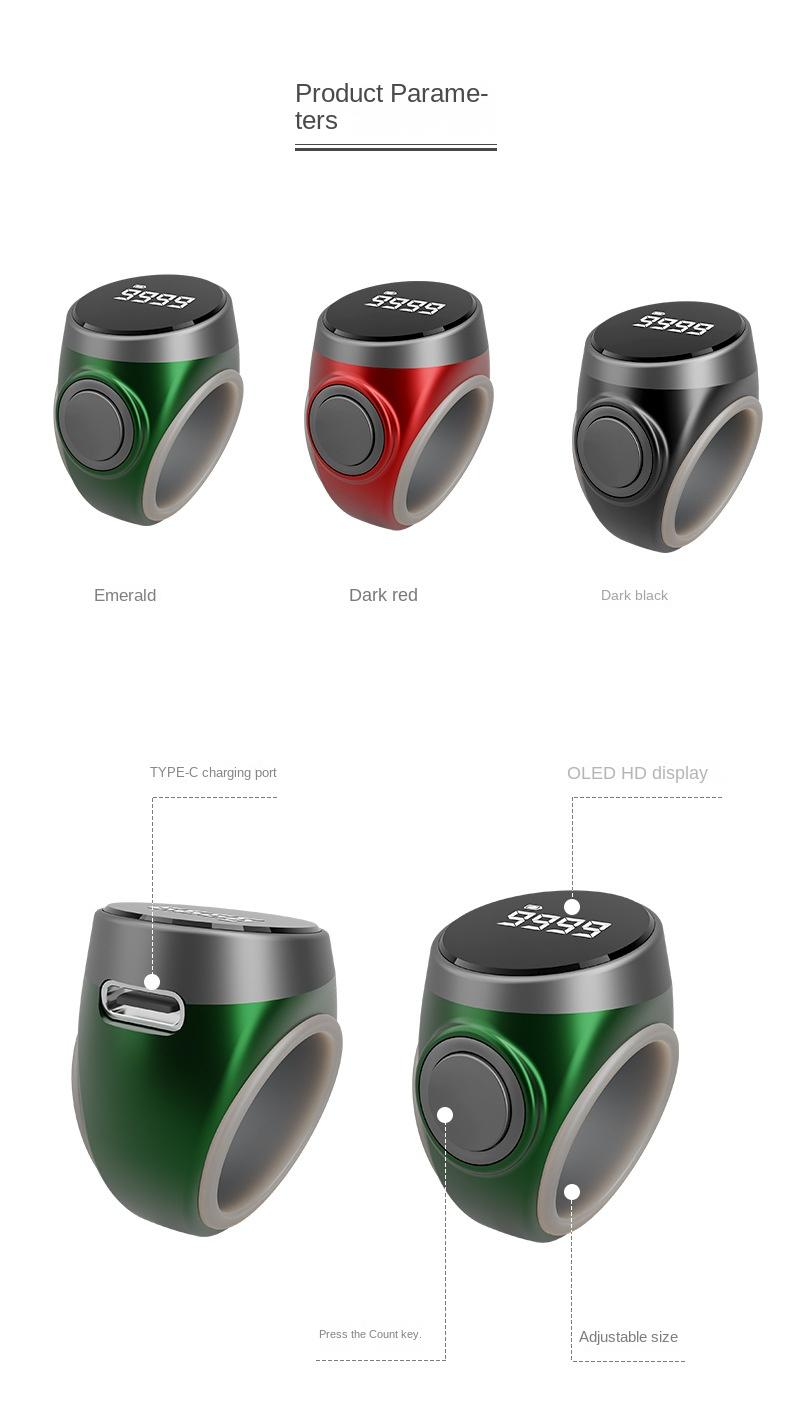 Product Introduction of tasbih digital cantik Smart Counting Ring, Waterproof, for Muslims, Zikr, Numbers,Tasbeeh 7