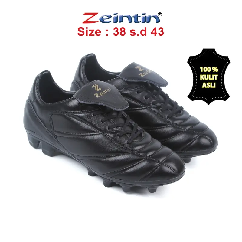 Zeintin- Sepatu Bola bahan KULIT Asli Nyaman Cepat Kering Uniseks football Boots 2