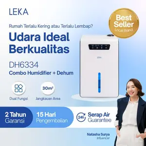 LEKA - DH6334 Combo Humidifier + Dehum - Jaga Kelembaban Udara Ideal - 1 pcs
