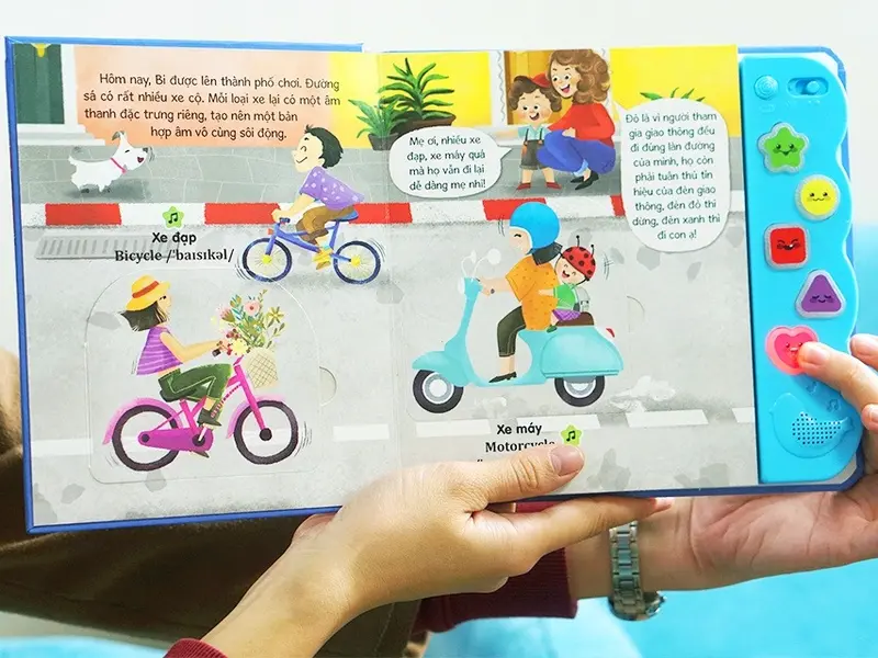 Sách Âm Thanh và Tương Tác Lật Mở Dành Cho Trẻ Từ 0 - 6 Tuổi (Nhiều Chủ Đề) - Đinh Tị Books 3