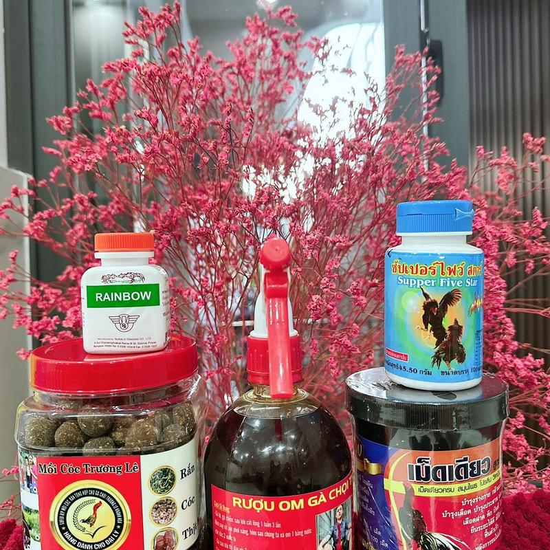 Mồi cóc gà chọi 5 món kích lực bổ gân tăng cơ sung căng khở mạnh