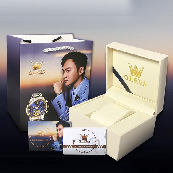 Hộp Đồng Hồ Chính_Hãng O.LE.VS Sang Trọng Để Tặng Qùa