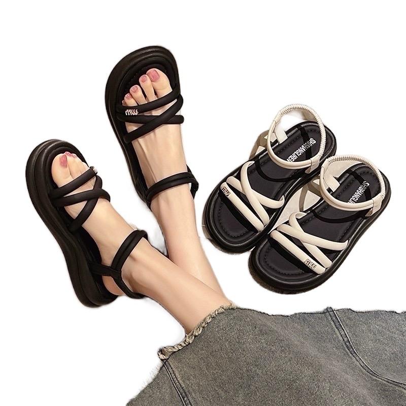 Giày Sandal Dây Mảnh Đan Chéo Thời Trang Shoes GiàY - DéP Khóa Miu depsandal Nữ Women