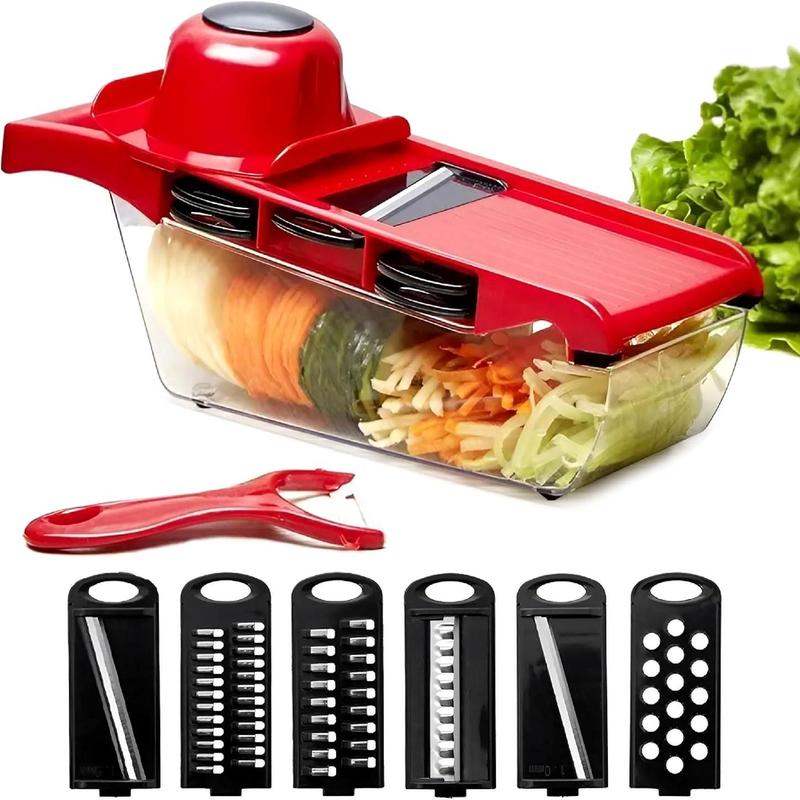 1 Set Multifunctional Vegetable Chopper with Container, Manual Reusable Vegetable Chopper, Household Kitchen Gadget 7