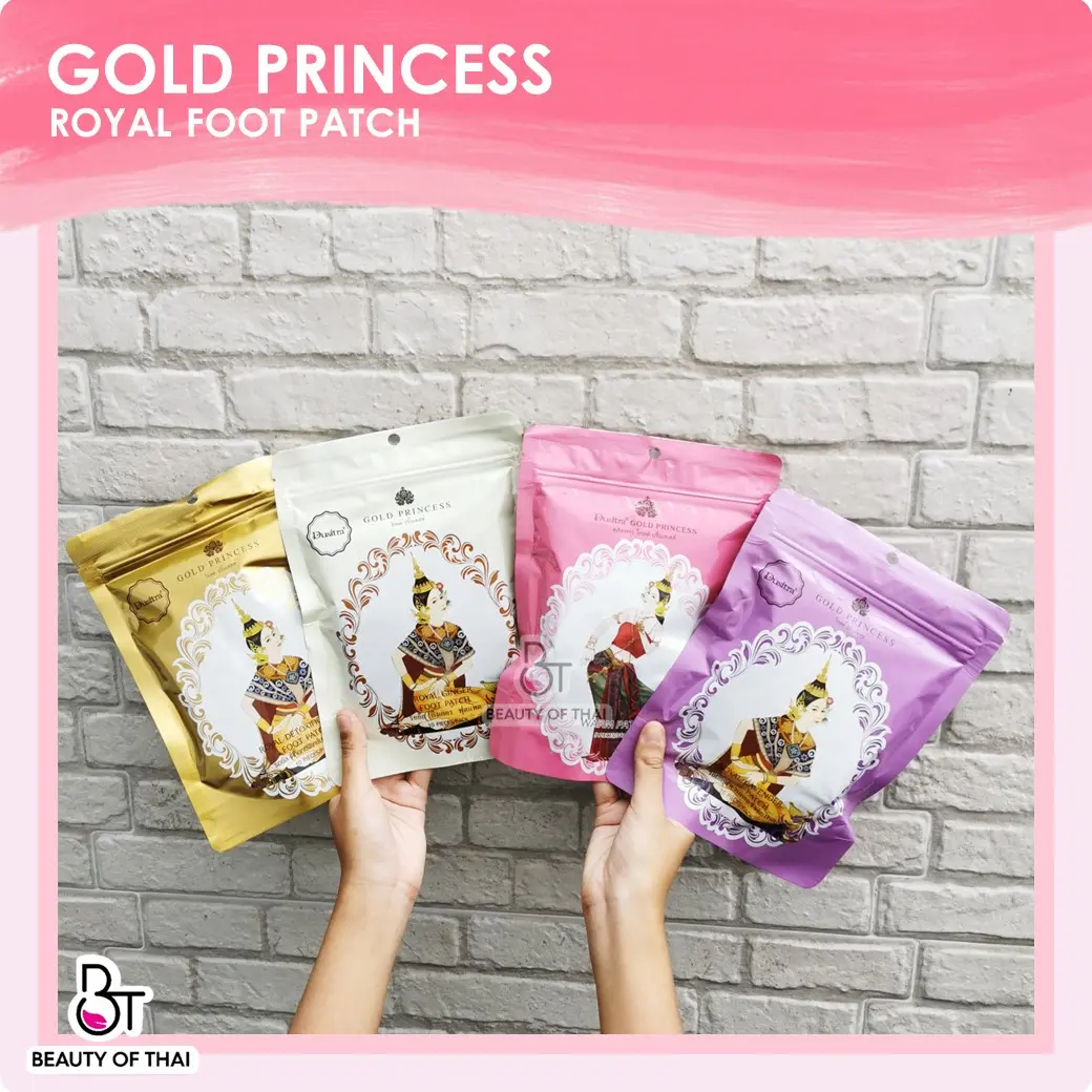 [ FULL PACK ] GOLD PRINCESS ROYAL FOOT PATCH - ORIGINAL