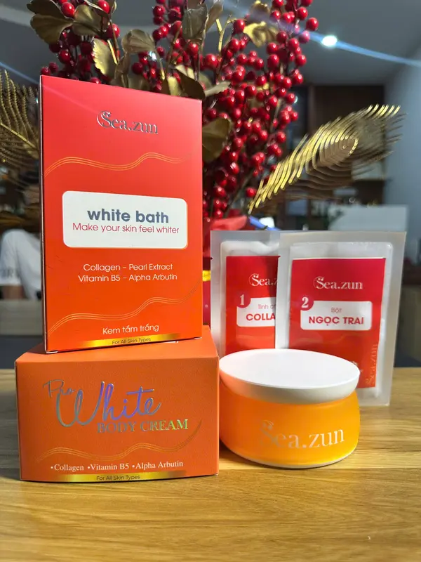 (Tặng Tắm Trắng) Combo 2 Kem Body Sea.zun ProWhite Lọ 200g - Dưỡng Trắng Cấp Ẩm, Hỗ Trợ Chống Nắng 5