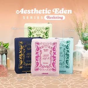 Al Quran A6 Resleting Emboss 8 Blok Warna Estetik Seri Eden - Quran Jaket Terjemah Tajwid Warna Terlengkap - Says Quran