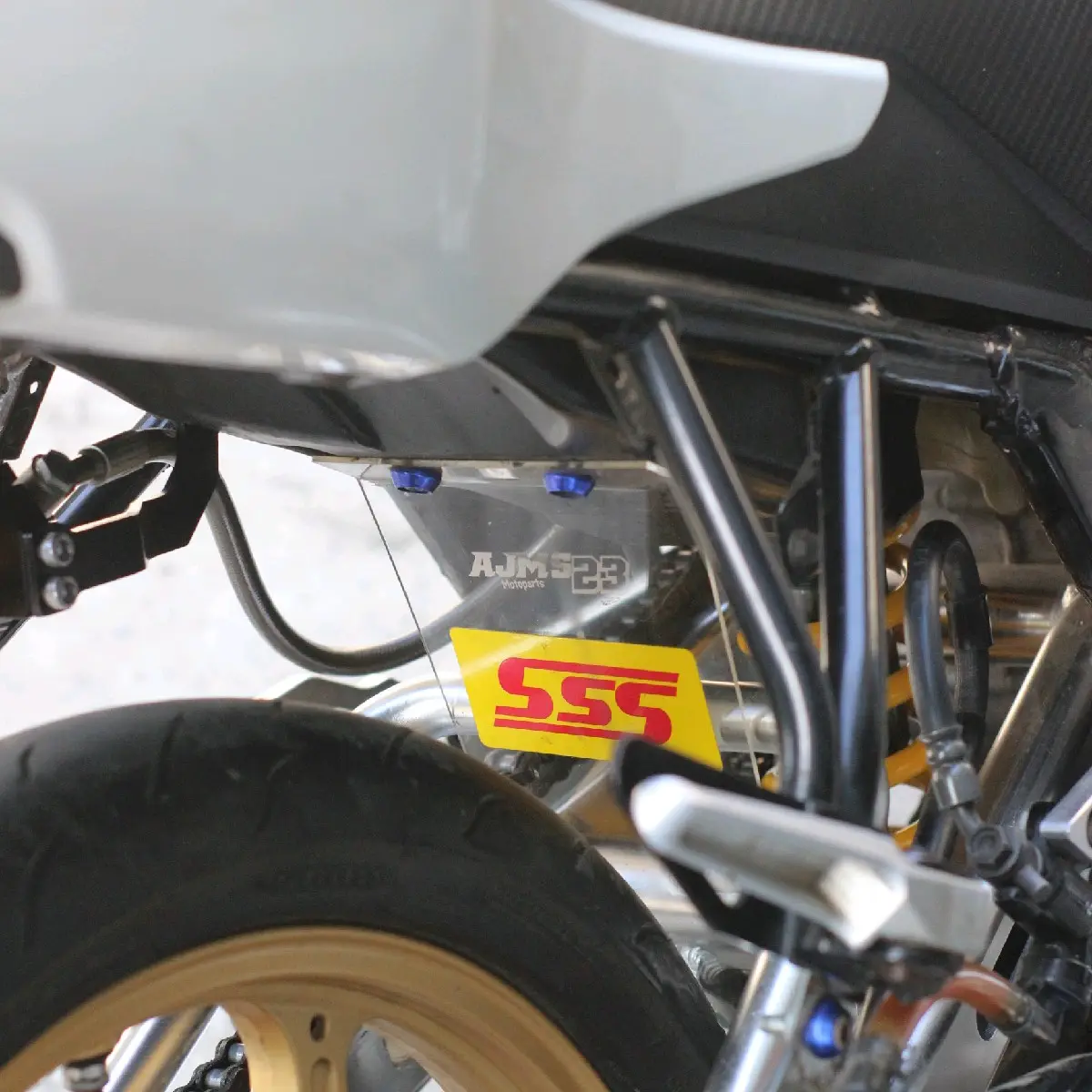 mika akrilic pelindung shock belakang cb150r old new