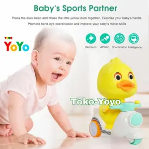 Mainan Bebek Putar Berjalan Tanpa Baterai / Mainan Edukasi Anak Bayi Anak-Anak Kids