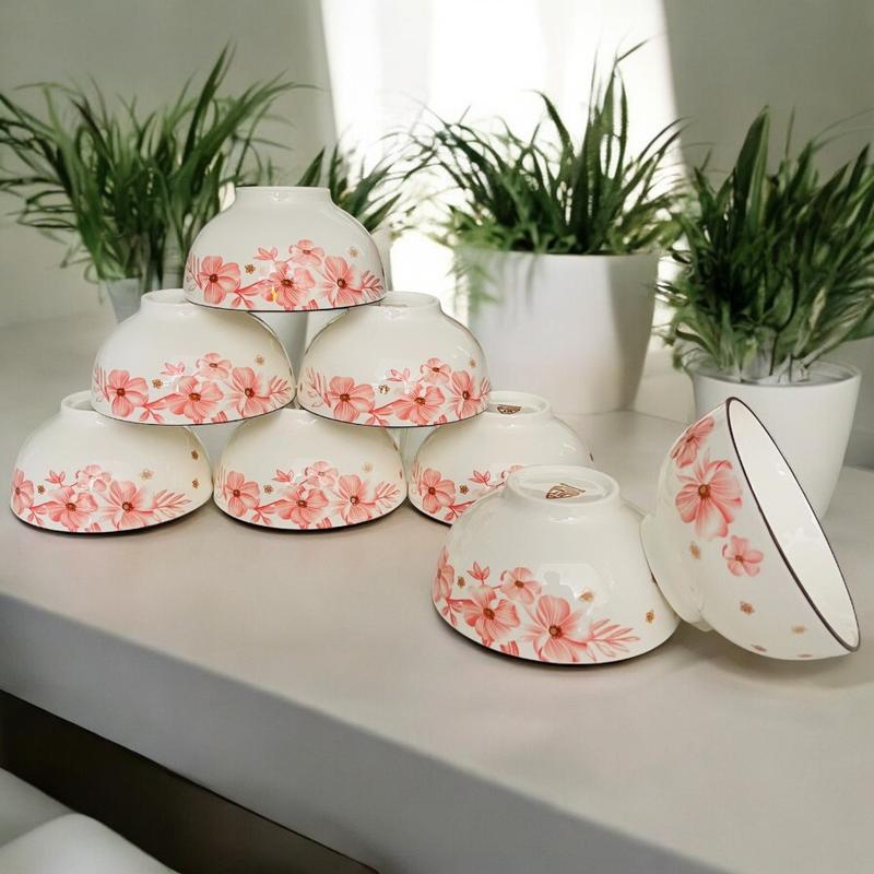 Combo 20 Chén Sứ Cao Cấp Đủ mẫu Hoa -Bát cơm bộ bát ngọc 20 cái bat dia Bộ Bát Ăn Cơm