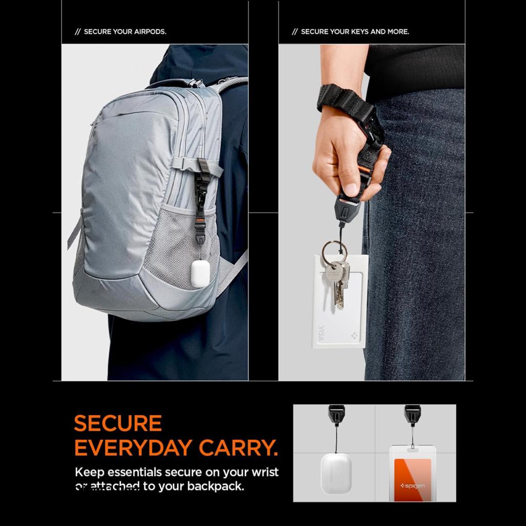 SPIGEN Wrist Lanyard DA30s LS Classic Hand Strap Tali Gantungan HP Adjustable Universal Phone