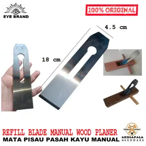 MATA PISAU PASAH SERUT KETAM KAYU MANUAL 4.5 X 18CM CAP MATA