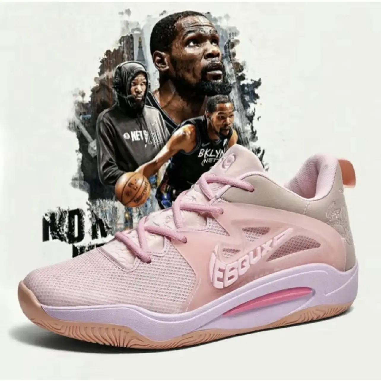 With Spike  KD 15 Basketball Shoes with Sound and Shock-Absorbing Traits for Men