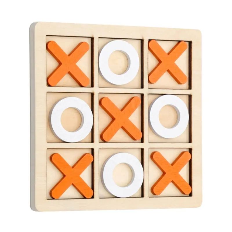 【Ready Stock】 Interest Chess Board Game Table Set for Boys/Girl Tic-Tac-Toe Birthday Gifts Brain Game Toy for Kids 6-8 Years Old