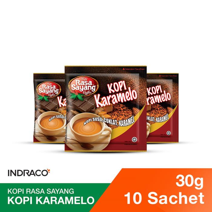 Gambar Rasa Sayang Kopi Karamelo (10 sachets x 30g) dari INDRACO Store Kab. Gresik Tokopedia