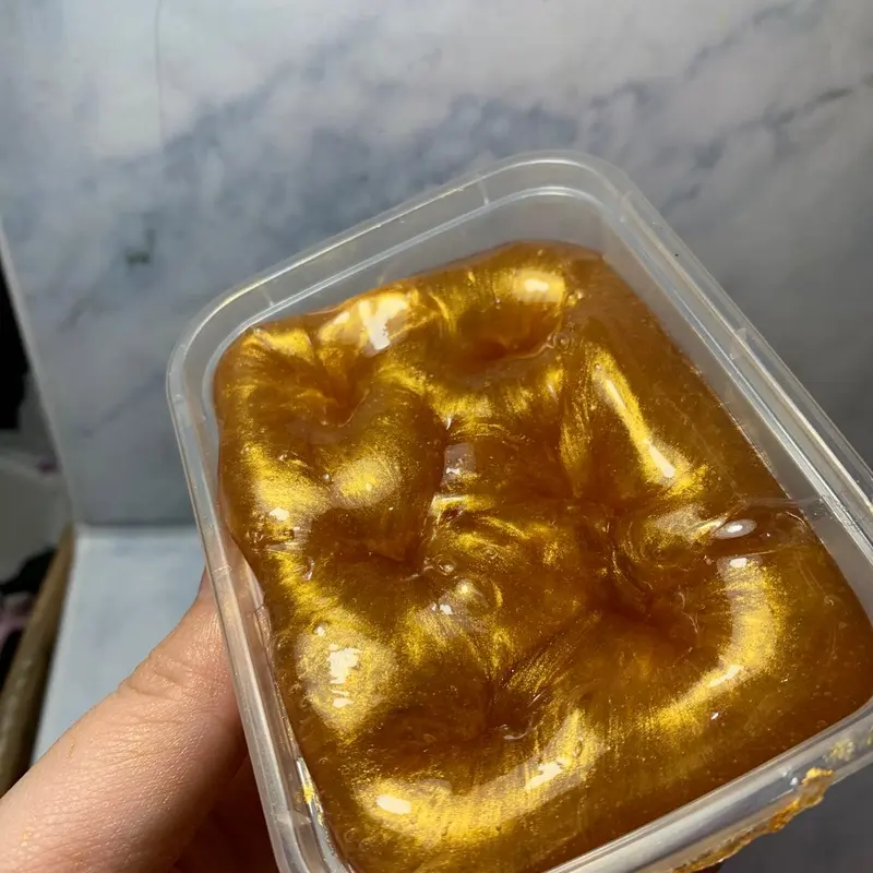 COD METALIC SLIME MURAH BANGET ada silver dan gold yaa 0