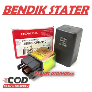 BENDIK SWITCH STATER KARISMA / SUPRA X 125 / HONDA VARIO 110 / HONDA BEAT KARBU / SCOOPY / SPACY / HONDA KHARISMA / KIRANA /  BLADE / REVO ABS / REVO ABSOLUTE / KPH KVB / BISA UNTUK JUPITER / MIO / FINO KARBU / VIXION / JUPITER / VEGA R / MIO J