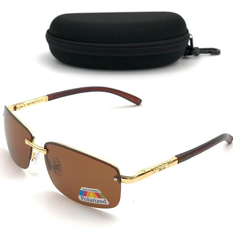 Kacamata gaya pria lensa polarized anti silau siang malam Eyewear 0