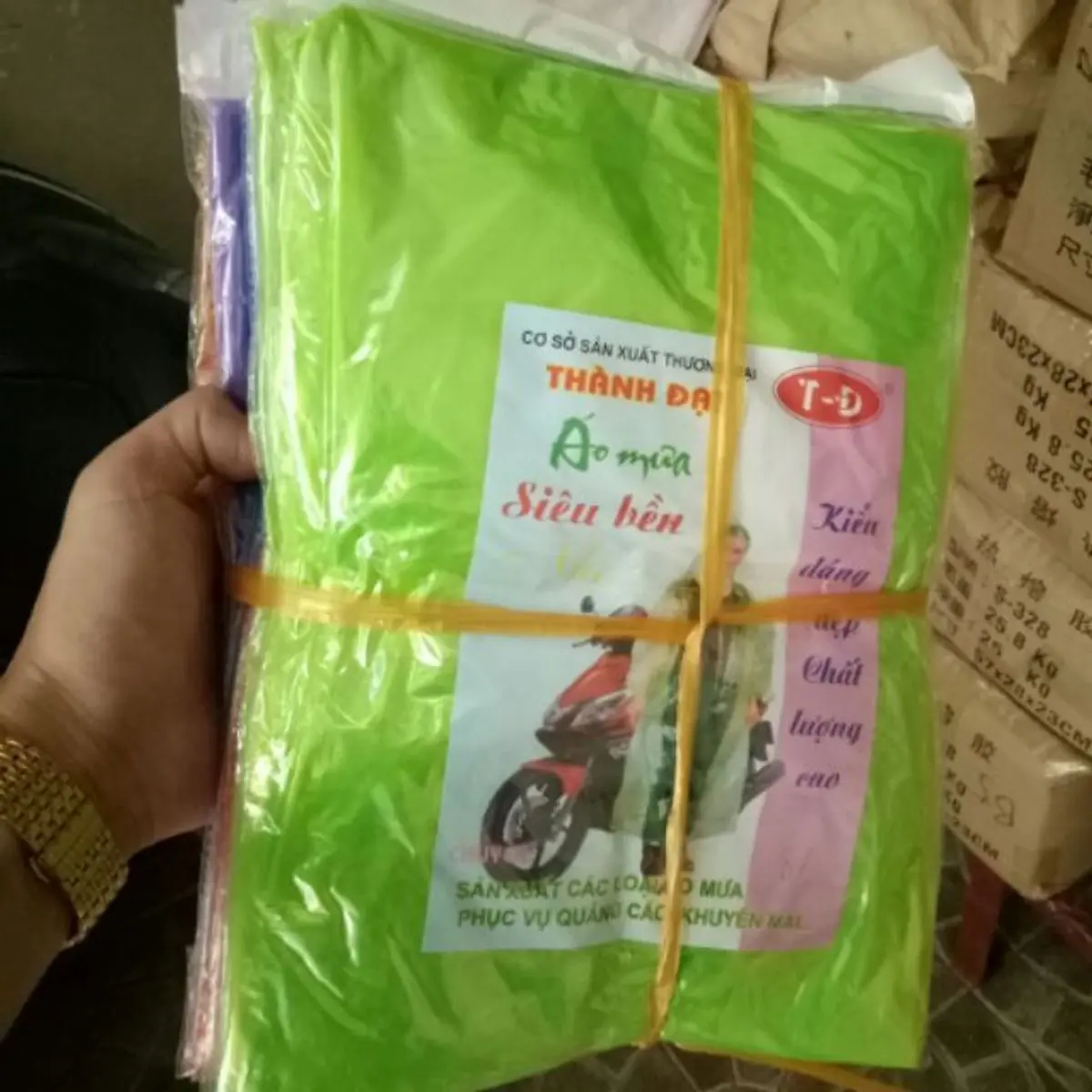 Áo mưa giấy thành đạt giá rẻ 10 cái loại tốt