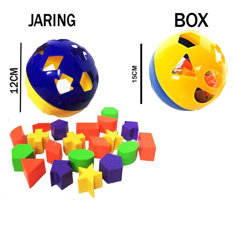 SORTING PUZZLE/ ball puzzle / puzzle bola/ puzzle kubus/ maian edukasi/ mainan sorting bentuk [1010] 1