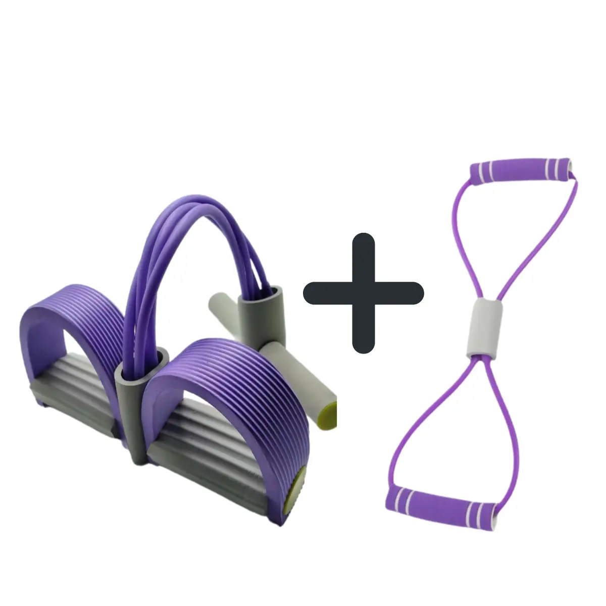 Combo Dây 4 ống Tím Xám + dây số 8 Hồng