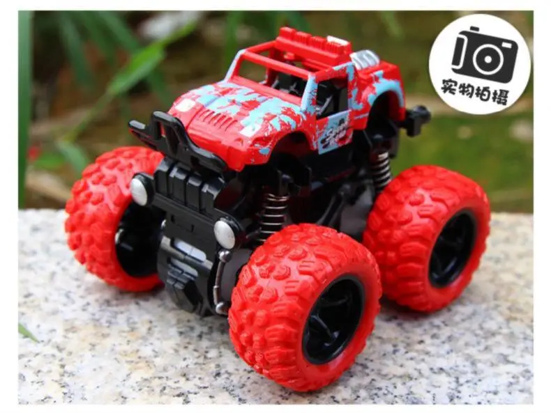 [CHỌN MÀU ] Xe ô tô địa hình quán tính chạy bánh đà cho bé , 4 màu : xanh ,đỏ ,tím , cam. Toy Đồ Chơi 1