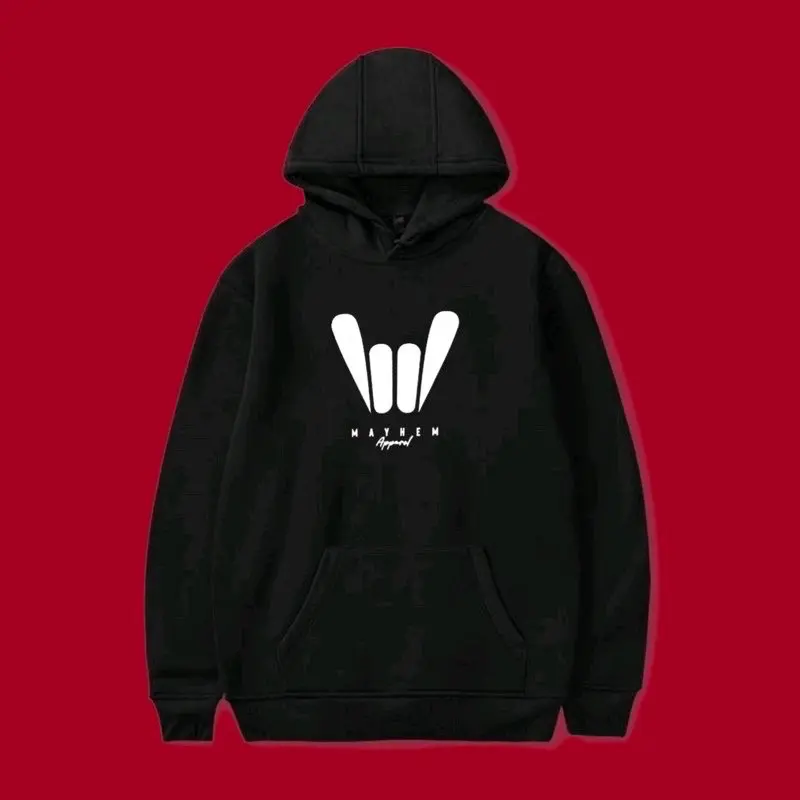 MAYHEM JUMPER HOODIE SWEATER COTTON FLEECE PRIA WANITA KEREN TERLARIS
