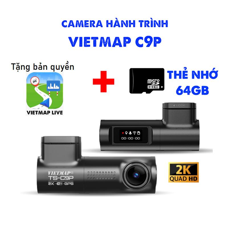  Camera Hành Trình VIETMAP TS-C9P Độ Phân Giải 2K Tích Hợp GPS Tặng Bản Quyền Vietmap Live 1 Năm 
