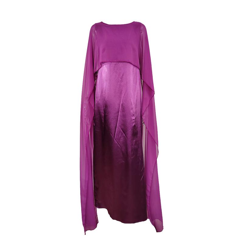 Product Introduction of Abaya Dress Muslim round Neck Loose Big Hem Chiffon Daily wear Elegant Comfort Eid Ramadan Wedding Prayer  Kaftan Jilbab  Modest fashion Islamic clothing Kain Sarong Kain Baju Kurung Asian Muslim wear Trendy Plus size Affordable New collection Women Lady 1
