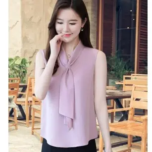 INNER SLEVLESS DENGAN DASI MODERN Tank Wanita 1