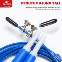Gambar Speeds Lompat Tali Jump Rope Tali Panjang Olahraga Senam Aman Ringan 021-1604 - 1601 B HITAM dari Speedsindonesia Kota Surabaya 5 Tokopedia