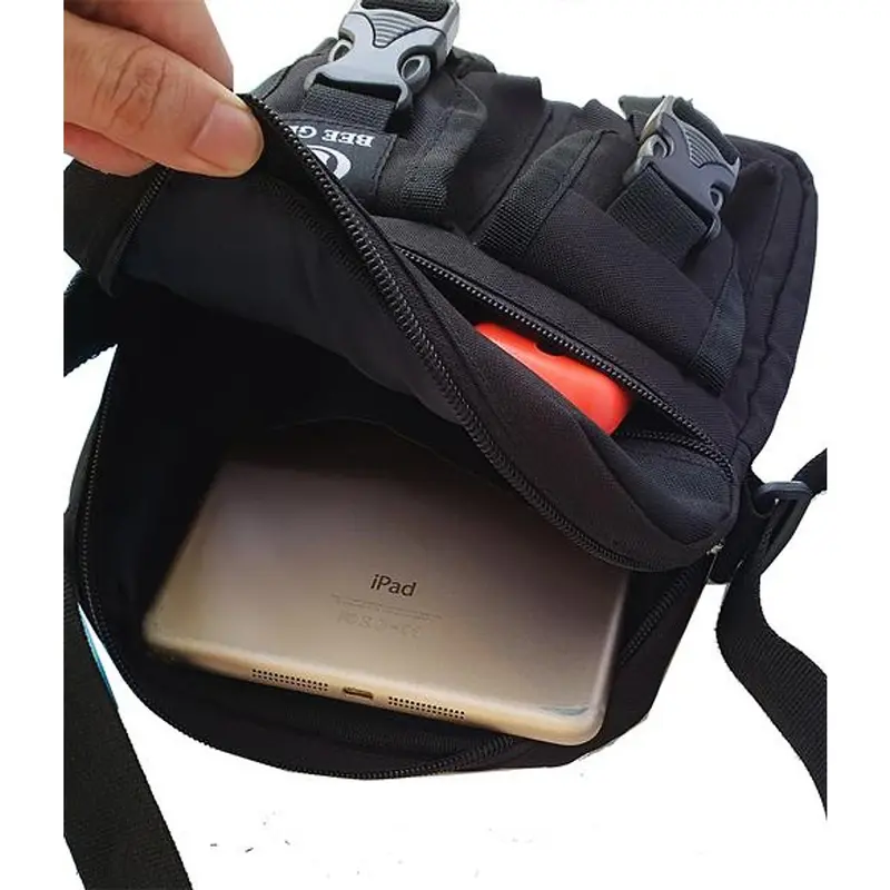 Túi đeo chéo nam nữ unisex Hàn quốc thời trang BEE GEE 080 hot trend 2023 chống thấm nước BGS Bag Đeo Vai Nhung Da 3