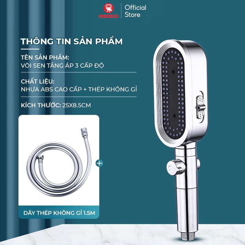 Product Introduction of Vòi Sen Tăng Áp Cao Cấp Modeco - Vòi Tăng Áp Mạnh 3 Chế Độ Tùy Chỉnh, Có Lõi Lọc Nước An Toàn Cho Da, Hàng Loại 1 44