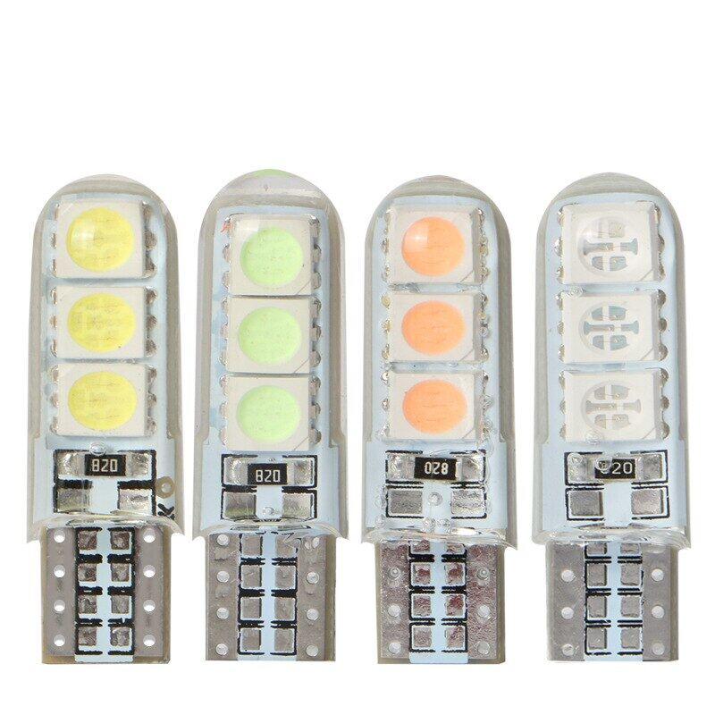 Product Introduction of 10x T10 W5W Car LED Bulb Turn Signal Light Auto Interior Dome Reading Light License Plate Wedge Side Super Bright White 12V 6SMD 32