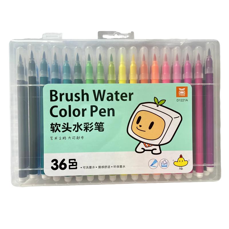 Bút Dạ Màu Bút Lông Màu Brush Mềm Marker - Màu Đậm Viết Calligraphy Tô Màu Trang Trí Sổ