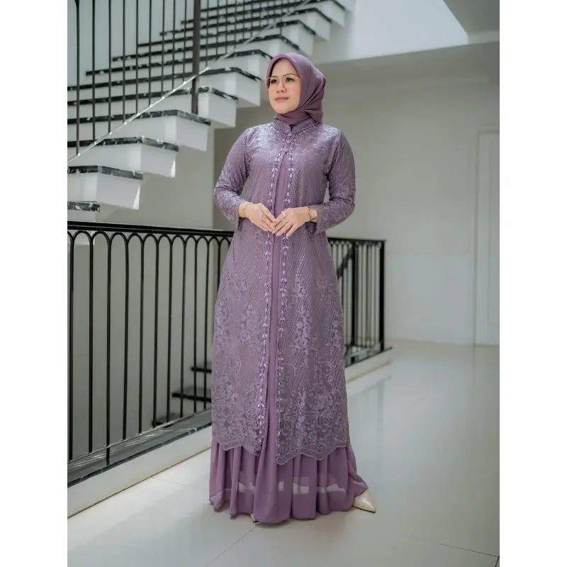GAMIS SAKURA  DRESS PAYET PREMIUM | GAMIS OUTHER LEPAS PASANG | GAMIS CERUTY MIX PAYET | DRESS PESTA MEWAH | GAMIS MEWAH | GAMIS DRESS KONDANGAN Brokat Kebaya