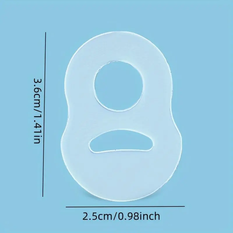 Soft Silicone Nail Groove Corrector, 2 Counts Comfortable Nail Corrector Suitable for All, Manicure & Pedicure Tools for Home & Salon Use 1